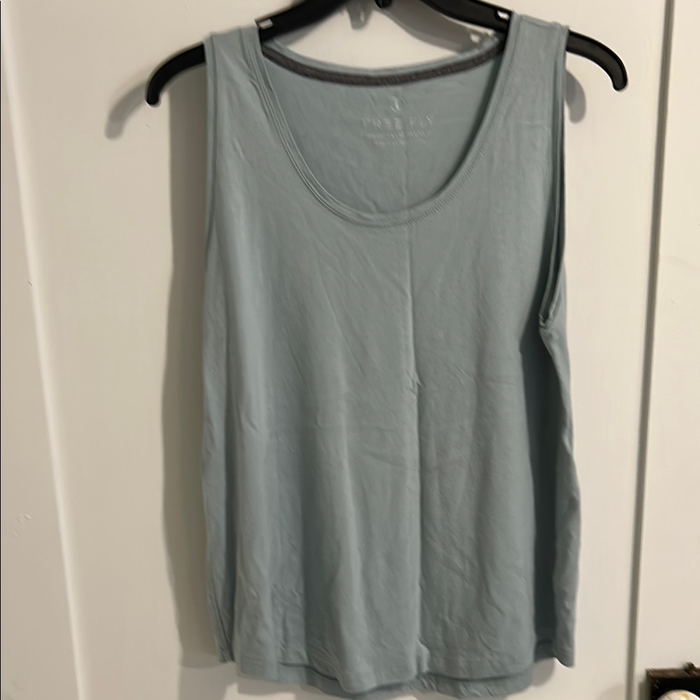 Free Fly Apparel Gray Tank Tops-3